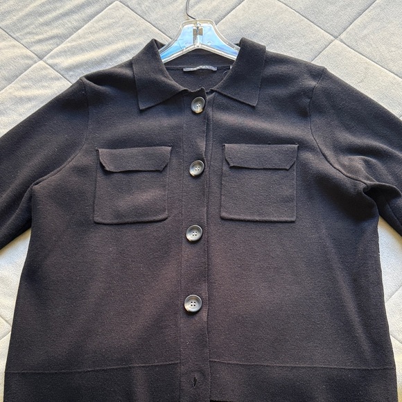 T Tahari Black Women's sweater jacket - Picture 2 of 9